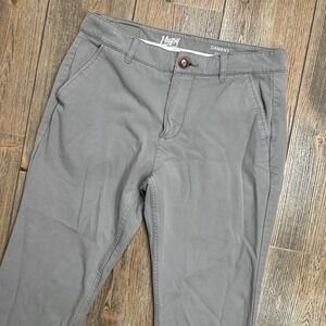 Mugsy Jeans Damens Chino Pants Grey Mens 32x32 K6PNDA Stretch Cotton Rayon